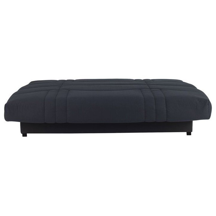 Canapé convertible Clic-clac - 3 places - Tissu Noir - 190 x 90 x 92 cm - PIXIE Canapé convertible Clic-clac - 3 places - Tissu Noir - 190 x 90 x 92 cm - PIXIE