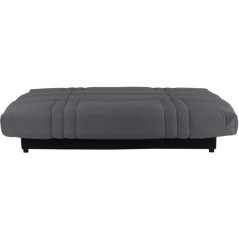 Canapé convertible Clic-clac - 3 places - Tissu Gris Anthracite - 190