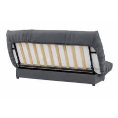 Canapé convertible Clic-clac - 3 places - Tissu Gris Anthracite - 190