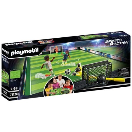 PLAYMOBIL 71120 Stade de football, My Life Sport & action, avec mécan