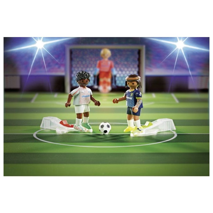 PLAYMOBIL 71120 Stade de football, My Life Sport & action, avec mécanisme de tir et 2 buts pour jouer, 63 pieces, des 4 ans PLAYMOBIL 71120 Stade de football, My Life Sport & action, avec mécanisme de tir et 2 buts pour jouer, 63 pieces, des 4 ans