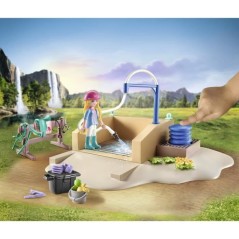 PLAYMOBIL 71354 Isabella & Lioness aire de lavage - Horses of Waterfal