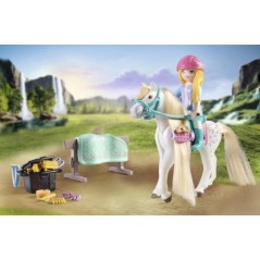 PLAYMOBIL 71354 Isabella & Lioness aire de lavage - Horses of Waterfal