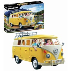 PLAYMOBIL 71520 Volkswagen T1 Combi jaune, Classic Car, Voiture de col