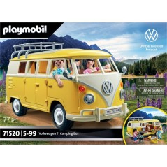 PLAYMOBIL 71520 Volkswagen T1 Combi jaune, Classic Car, Voiture de col