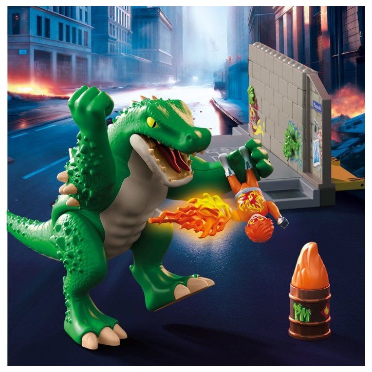 Playmobil 71831 Les super-héros contre le lézard géant, Super Heroes, univers miniature, 72 pieces, des 4 ans Playmobil 71831 Les super-héros contre le lézard géant, Super Heroes, univers miniature, 72 pieces, des 4 ans