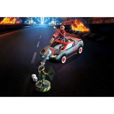 PLAYMOBIL 71832 Véhicule multifonction de super-héros, Super Heroes, 70 pieces, Des 4 ans