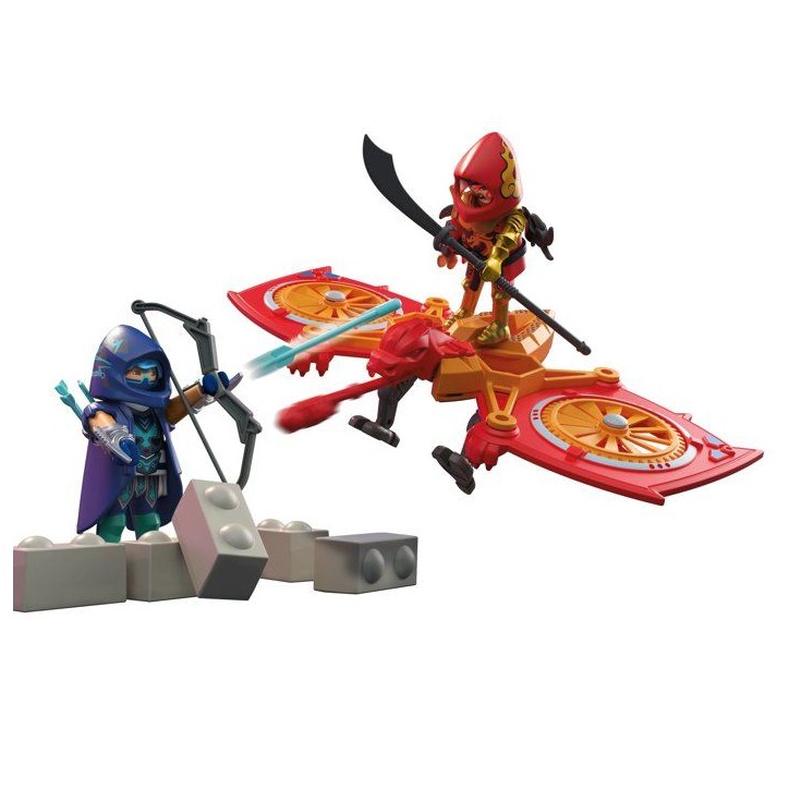PLAYMOBIL 71833 Super-héros et son drone contre un ninja, Super Heroes, univers miniature, 39 pieces, des 4 ans PLAYMOBIL 71833 Super-héros et son drone contre un ninja, Super Heroes, univers miniature, 39 pieces, des 4 ans