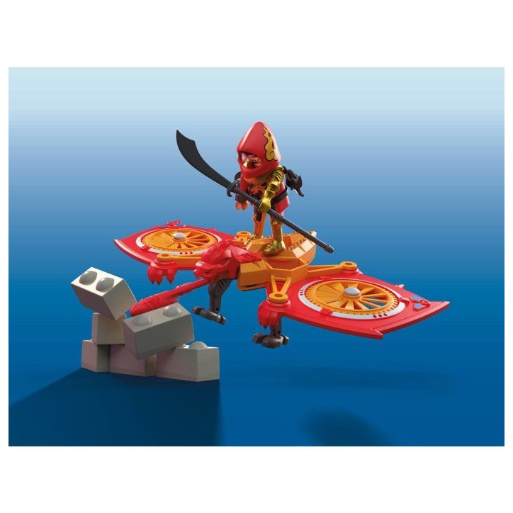 PLAYMOBIL 71833 Super-héros et son drone contre un ninja, Super Heroes, univers miniature, 39 pieces, des 4 ans PLAYMOBIL 71833 Super-héros et son drone contre un ninja, Super Heroes, univers miniature, 39 pieces, des 4 ans
