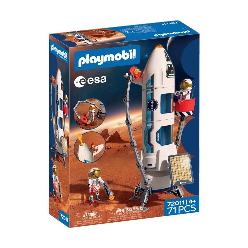 PLAYMOBIL 72011 Fusée d'exploration sur Mars de l'ESA, L'espace, 71 p