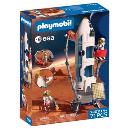 PLAYMOBIL 72011 Fusée d'exploration sur Mars de l'ESA, L'espace, 71 p