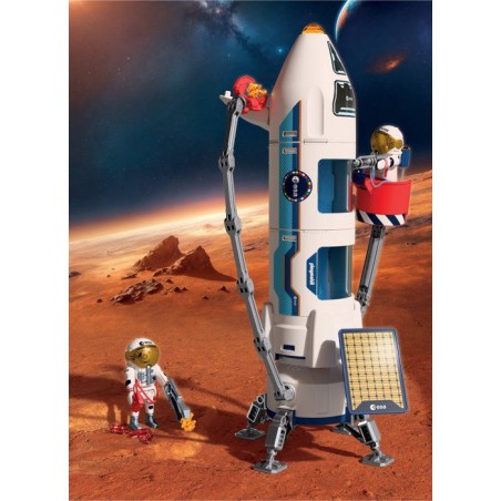 PLAYMOBIL 72011 Fusée d'exploration sur Mars de l'ESA, L'espace, 71 pieces, des 4 ans