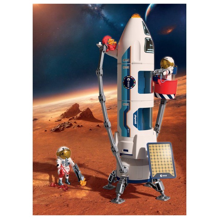 PLAYMOBIL 72011 Fusée d'exploration sur Mars de l'ESA, L'espace, 71 pieces, des 4 ans PLAYMOBIL 72011 Fusée d'exploration sur Mars de l'ESA, L'espace, 71 pieces, des 4 ans