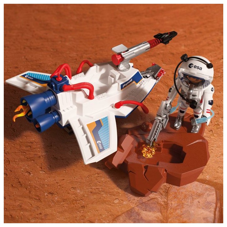 PLAYMOBIL 72013 Vaisseau spatial de l'ESA, L'espace, 48 pieces, des 4 ans PLAYMOBIL 72013 Vaisseau spatial de l'ESA, L'espace, 48 pieces, des 4 ans