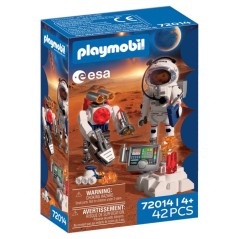 PLAYMOBIL 72014 Astronaute de l'ESA avec robot, L'espace, 42 pieces, d