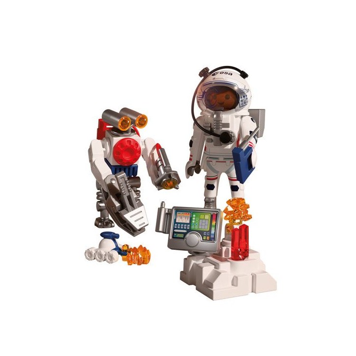 PLAYMOBIL 72014 Astronaute de l'ESA avec robot, L'espace, 42 pieces, des 4 ans PLAYMOBIL 72014 Astronaute de l'ESA avec robot, L'espace, 42 pieces, des 4 ans