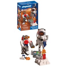 PLAYMOBIL 72014 Astronaute de l'ESA avec robot, L'espace, 42 pieces, d