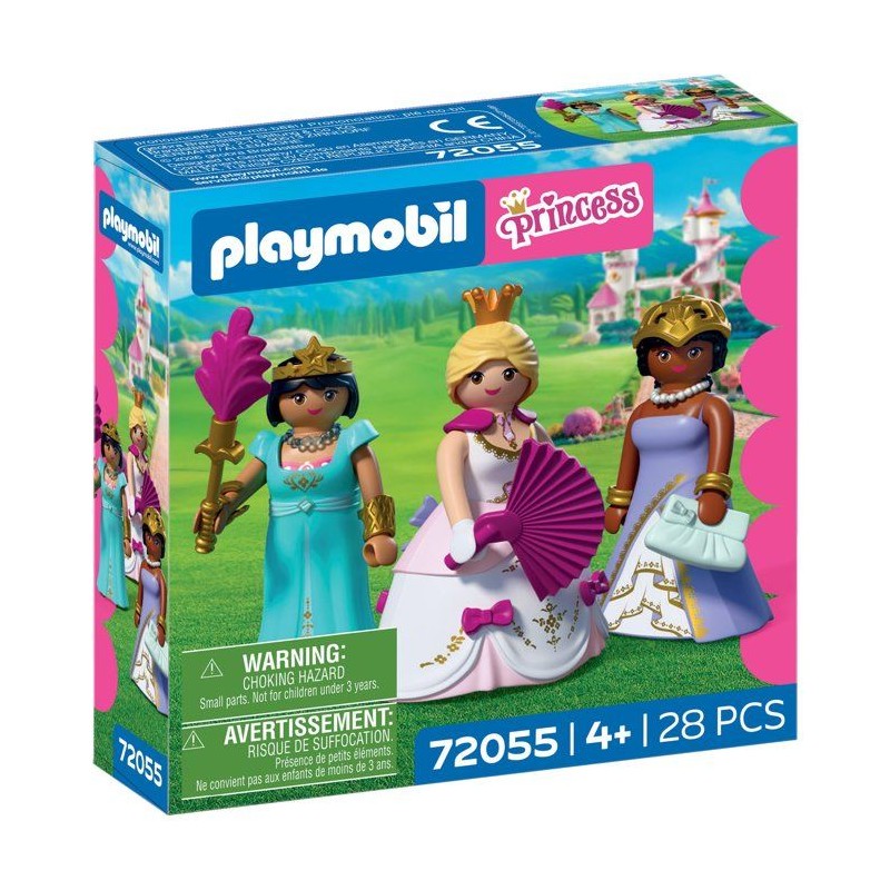 PLAYMOBIL 72055 Trio de princesses, Les Princesses, 28 pieces, Des 4 a