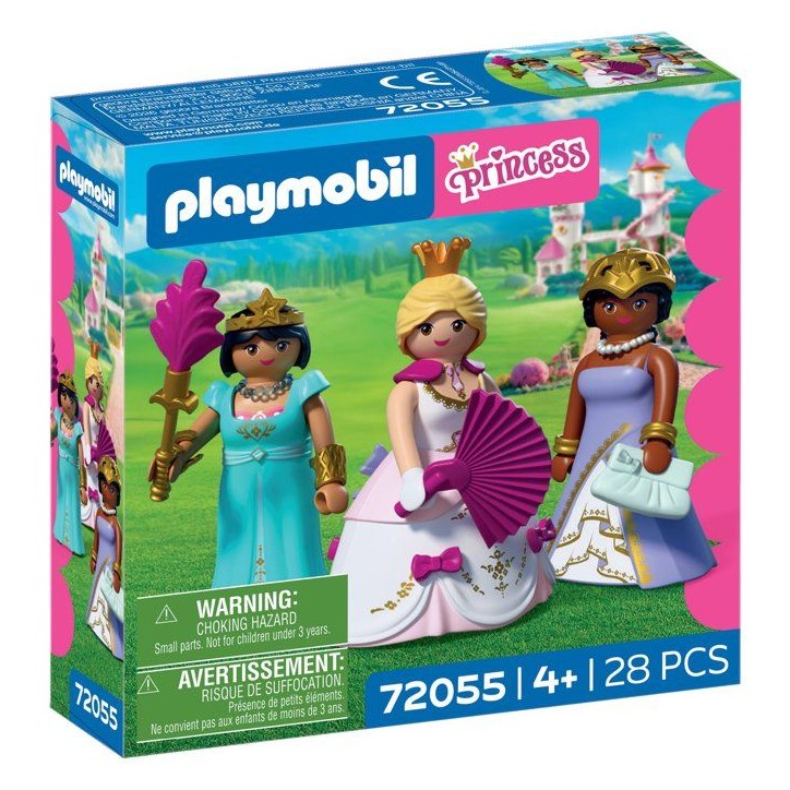 PLAYMOBIL 72055 Trio de princesses, Les Princesses, 28 pieces, Des 4 ans PLAYMOBIL 72055 Trio de princesses, Les Princesses, 28 pieces, Des 4 ans