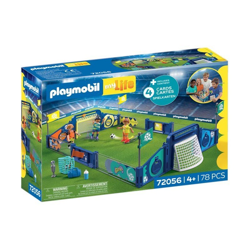 PLAYMOBIL 72056 Stade de football et défis, My Life Sport & action, a