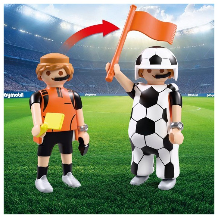 PLAYMOBIL 72056 Stade de football et défis, My Life Sport & action, avec mécanisme de tir et 2 buts pour jouer, 78 pieces, des PLAYMOBIL 72056 Stade de football et défis, My Life Sport & action, avec mécanisme de tir et 2 buts pour jouer, 78 pieces, des
