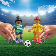 PLAYMOBIL 72056 Stade de football et défis, My Life Sport & action, a