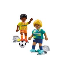 PLAYMOBIL 72058 Joueurs de football, My Life Football Sport & action,