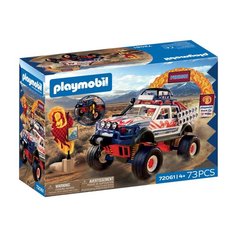PLAYMOBIL 72061 Monster truck, Véhicule de course, 73 pieces, des 4 a