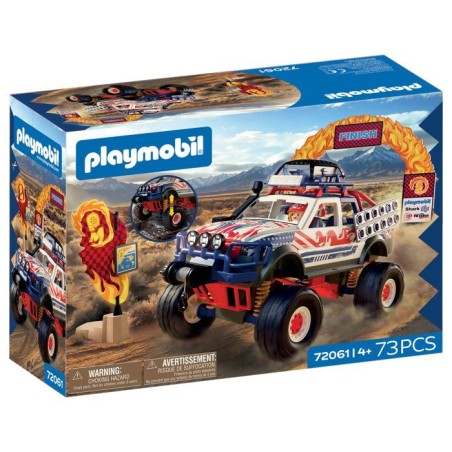 PLAYMOBIL 72061 Monster truck, Véhicule de course, 73 pieces, des 4 a