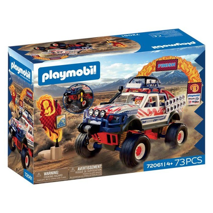 PLAYMOBIL 72061 Monster truck, Véhicule de course, 73 pieces, des 4 ans PLAYMOBIL 72061 Monster truck, Véhicule de course, 73 pieces, des 4 ans