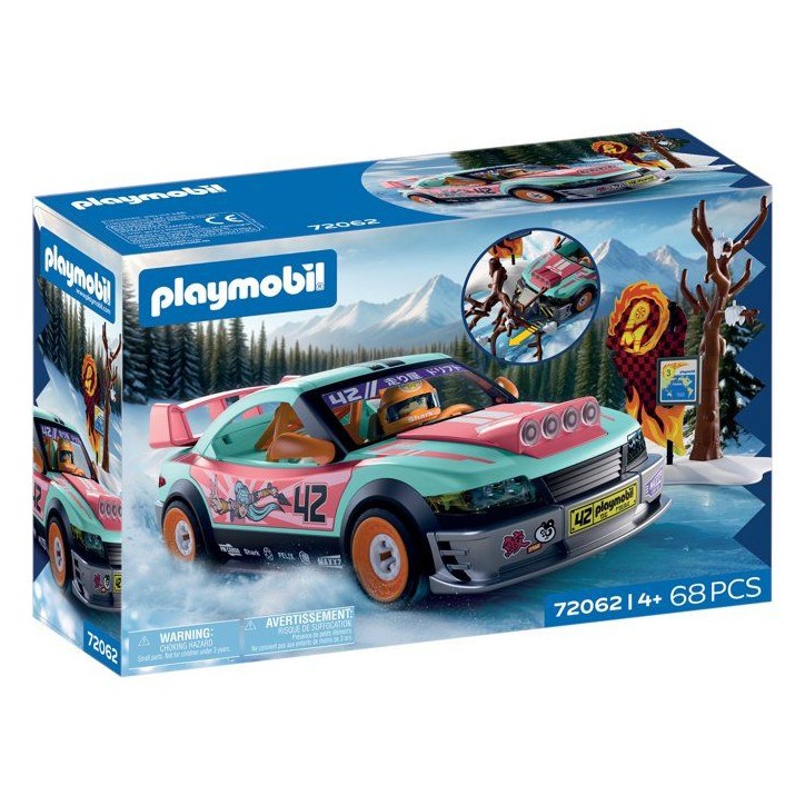 PLAYMOBIL 72062 Voiture de rallye, Véhicule de course, 68 pieces, Des 4 ans