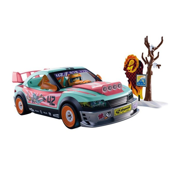 PLAYMOBIL 72062 Voiture de rallye, Véhicule de course, 68 pieces, Des 4 ans