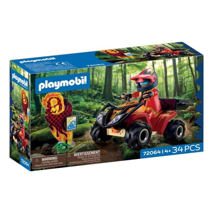 PLAYMOBIL 72064 Quad tout-terrain, Véhicule de course, 34 pieces, Des 4 ans PLAYMOBIL 72064 Quad tout-terrain, Véhicule de course, 34 pieces, Des 4 ans