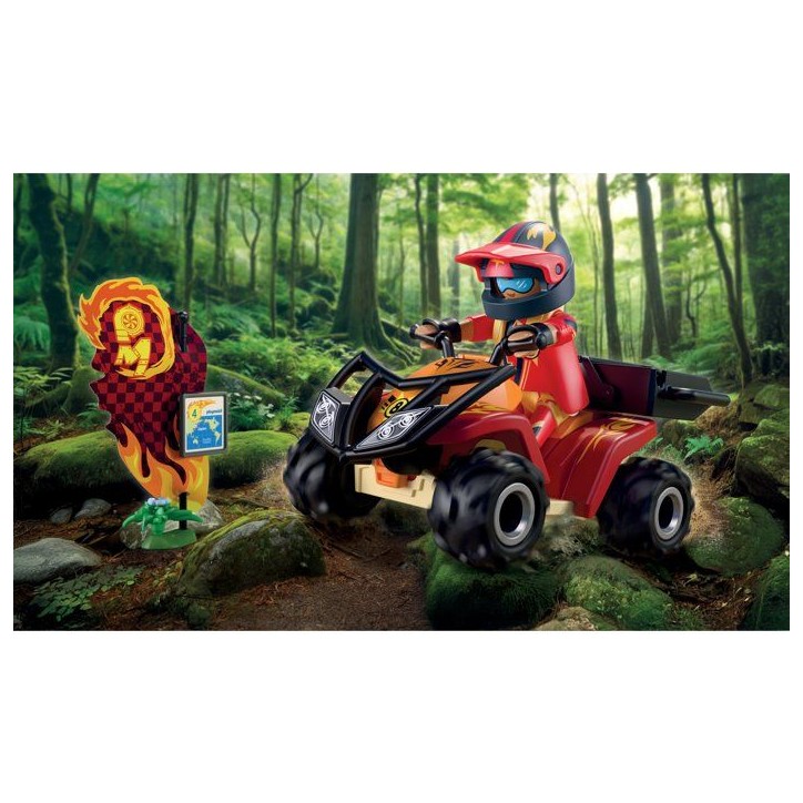 PLAYMOBIL 72064 Quad tout-terrain, Véhicule de course, 34 pieces, Des 4 ans PLAYMOBIL 72064 Quad tout-terrain, Véhicule de course, 34 pieces, Des 4 ans