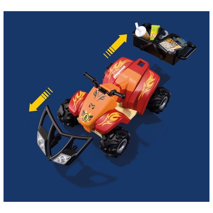 PLAYMOBIL 72064 Quad tout-terrain, Véhicule de course, 34 pieces, Des 4 ans PLAYMOBIL 72064 Quad tout-terrain, Véhicule de course, 34 pieces, Des 4 ans