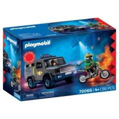 PLAYMOBIL 72066 Fourgon d'intervention des forces spéciales, City Act