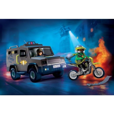 PLAYMOBIL 72066 Fourgon d'intervention des forces spéciales, City Action, Les policiers, Promo Pack, 56 pieces, des 4 ans