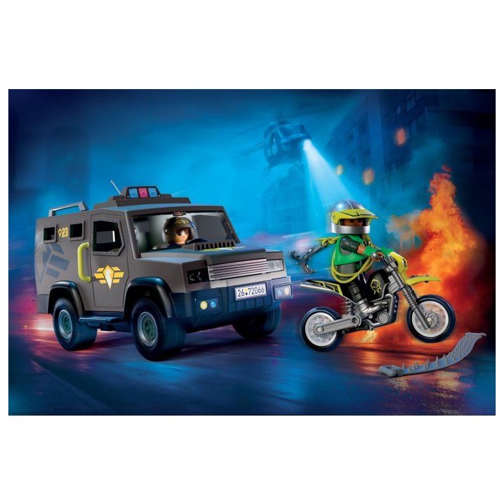 PLAYMOBIL 72066 Fourgon d'intervention des forces spéciales, City Action, Les policiers, Promo Pack, 56 pieces, des 4 ans PLAYMOBIL 72066 Fourgon d'intervention des forces spéciales, City Action, Les policiers, Promo Pack, 56 pieces, des 4 ans