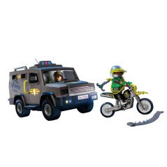 PLAYMOBIL 72066 Fourgon d'intervention des forces spéciales, City Act