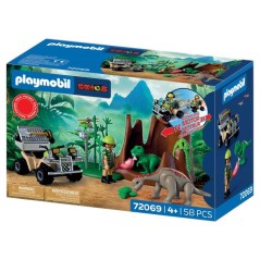 PLAYMOBIL 72069 L'antre du dinosaure, Dinos, Promo pack, 58 pieces, De