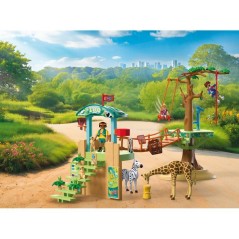PLAYMOBIL 72070 Zoo : Parc aventure au milieu des animaux sauvages, un
