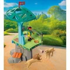 PLAYMOBIL 72070 Zoo : Parc aventure au milieu des animaux sauvages, un
