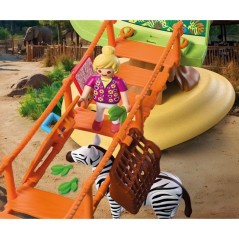 PLAYMOBIL 72070 Zoo : Parc aventure au milieu des animaux sauvages, un