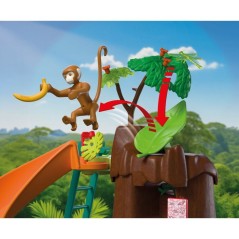 PLAYMOBIL 72071 Zoo : Au coeur de la jungle, univers miniature, 86 pie