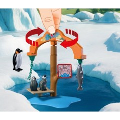 PLAYMOBIL 72073 Zoo : a la découverte de la banquise, univers miniatu