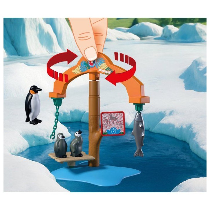 PLAYMOBIL 72073 Zoo : a la découverte de la banquise, univers miniature, 36 pieces, des 4 ans PLAYMOBIL 72073 Zoo : a la découverte de la banquise, univers miniature, 36 pieces, des 4 ans