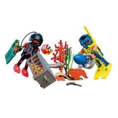 PLAYMOBIL 72078 Policiers plongeurs et trésor, City Action Les polici