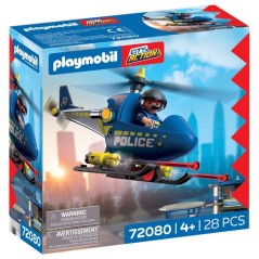 PLAYMOBIL 72080 Hélicoptere de police, City Action, Les Policiers, 28