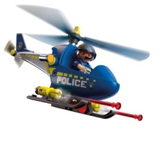 PLAYMOBIL 72080 Hélicoptere de police, City Action, Les Policiers, 28