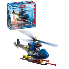 PLAYMOBIL 72080 Hélicoptere de police, City Action, Les Policiers, 28